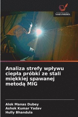 Alok Manas Dubey, Ashok Kumar Yadav, Hully Bhandula - Analiza strefy wplywu ciepla próbki ze stali miękkiej spawanej metodą MIG, Häftad