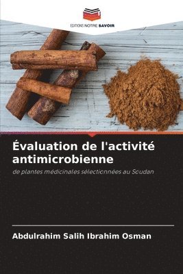 bokomslag Évaluation de l'activité antimicrobienne