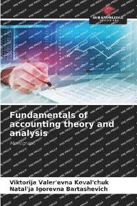bokomslag Fundamentals of accounting theory and analysis