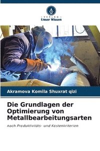 bokomslag Die Grundlagen der Optimierung von Metallbearbeitungsarten