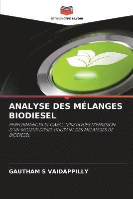 bokomslag Analyse Des Mlanges Biodiesel