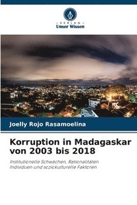 bokomslag Korruption in Madagaskar von 2003 bis 2018