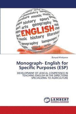 bokomslag Monograph- English for Specific Purposes (ESP)