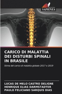 bokomslag Carico Di Malattia Dei Disturbi Spinali in Brasile