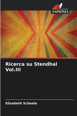 Ricerca su Stendhal Vol.III 1