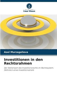 bokomslag Investitionen in den Rechtsrahmen