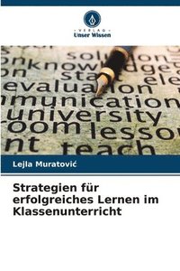 bokomslag Strategien fr erfolgreiches Lernen im Klassenunterricht