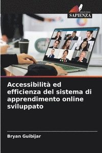 bokomslag Accessibilit ed efficienza del sistema di apprendimento online sviluppato
