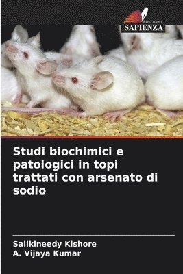 Studi biochimici e patologici in topi trattati con arsenato di sodio 1