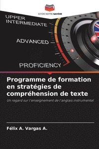 bokomslag Programme de formation en stratgies de comprhension de texte