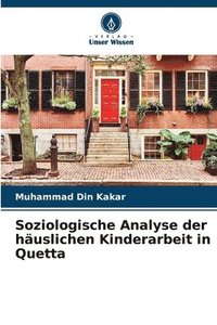 bokomslag Soziologische Analyse der huslichen Kinderarbeit in Quetta