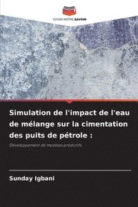 bokomslag Simulation de l'impact de l'eau de mlange sur la cimentation des puits de ptrole