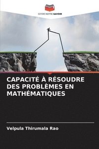 bokomslag Capacit  Rsoudre Des Problmes En Mathmatiques