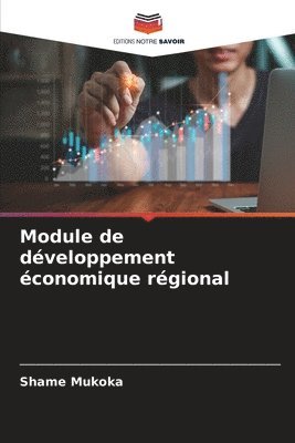 bokomslag Module de dveloppement conomique rgional