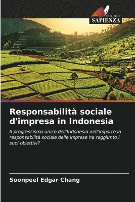 bokomslag Responsabilit sociale d'impresa in Indonesia