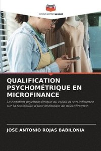 bokomslag Qualification Psychomtrique En Microfinance