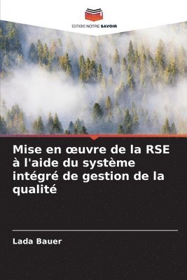 bokomslag Mise en oeuvre de la RSE  l'aide du systme intgr de gestion de la qualit