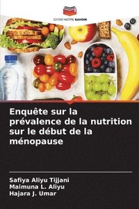 bokomslag Enqute sur la prvalence de la nutrition sur le dbut de la mnopause