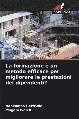 bokomslag La formazione  un metodo efficace per migliorare le prestazioni dei dipendenti?