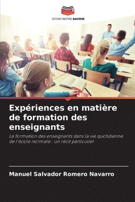 bokomslag Expriences en matire de formation des enseignants