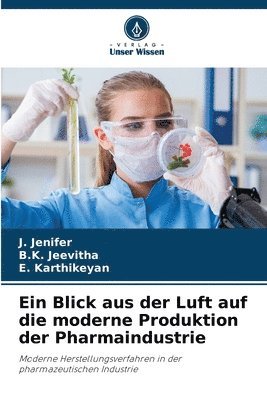 Ein Blick aus der Luft auf die moderne Produktion der Pharmaindustrie 1