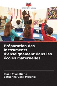 bokomslag Prparation des instruments d'enseignement dans les coles maternelles