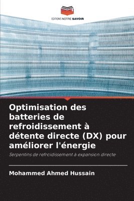 Optimisation des batteries de refroidissement  dtente directe (DX) pour amliorer l'nergie 1