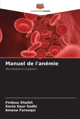 bokomslag Manuel de l'anmie