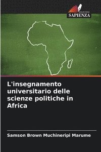 bokomslag L'insegnamento universitario delle scienze politiche in Africa