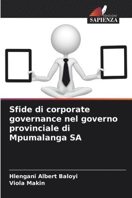 Sfide di corporate governance nel governo provinciale di Mpumalanga SA 1