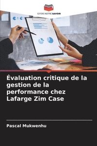 bokomslag valuation critique de la gestion de la performance chez Lafarge Zim Case
