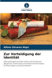 bokomslag Zur Verteidigung der Identitt