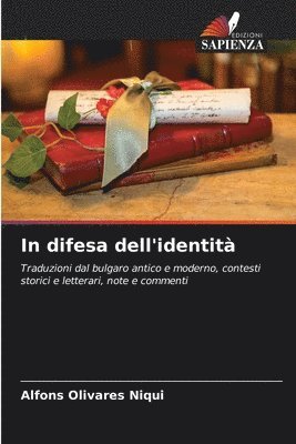 bokomslag In difesa dell'identit