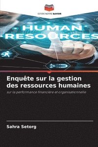 bokomslag Enquete sur la gestion des ressources humaines