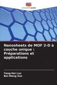 bokomslag Nanosheets de MOF 2-D  couche unique