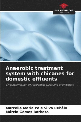 Anaerobic treatment system with chicanes for domestic effluents 1