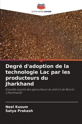 Degr d'adoption de la technologie Lac par les producteurs du Jharkhand 1