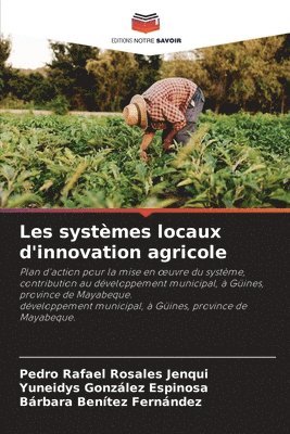 Les systmes locaux d'innovation agricole 1