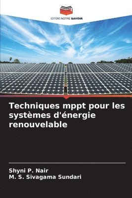 Techniques mppt pour les systmes d'nergie renouvelable 1