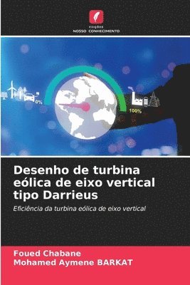 Desenho de turbina elica de eixo vertical tipo Darrieus 1