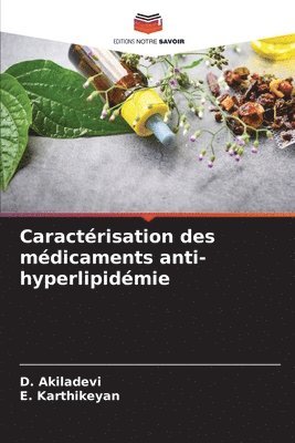 bokomslag Caractrisation des mdicaments anti-hyperlipidmie