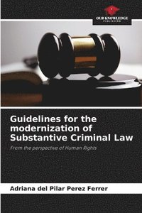 bokomslag Guidelines for the modernization of Substantive Criminal Law