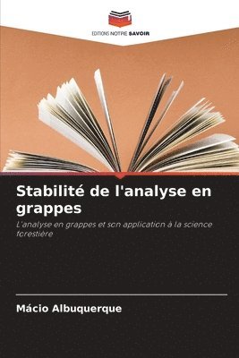 bokomslag Stabilit de l'analyse en grappes