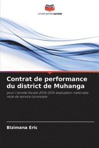 bokomslag Contrat de performance du district de Muhanga