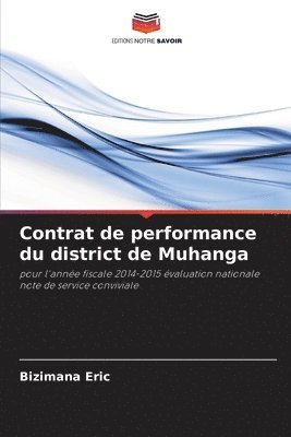 bokomslag Contrat de performance du district de Muhanga