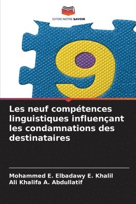 Les neuf comptences linguistiques influenant les condamnations des destinataires 1