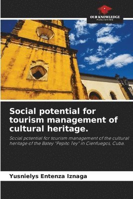 Social potential for tourism management of cultural heritage. 1