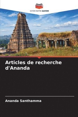 Articles de recherche d'Ananda 1