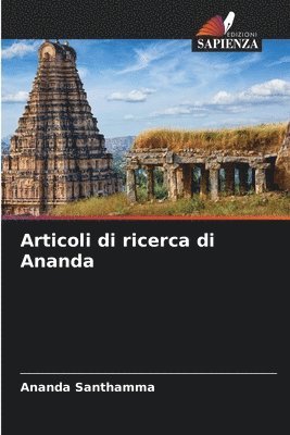 bokomslag Articoli di ricerca di Ananda