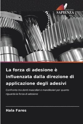 La forza di adesione  influenzata dalla direzione di applicazione degli adesivi 1